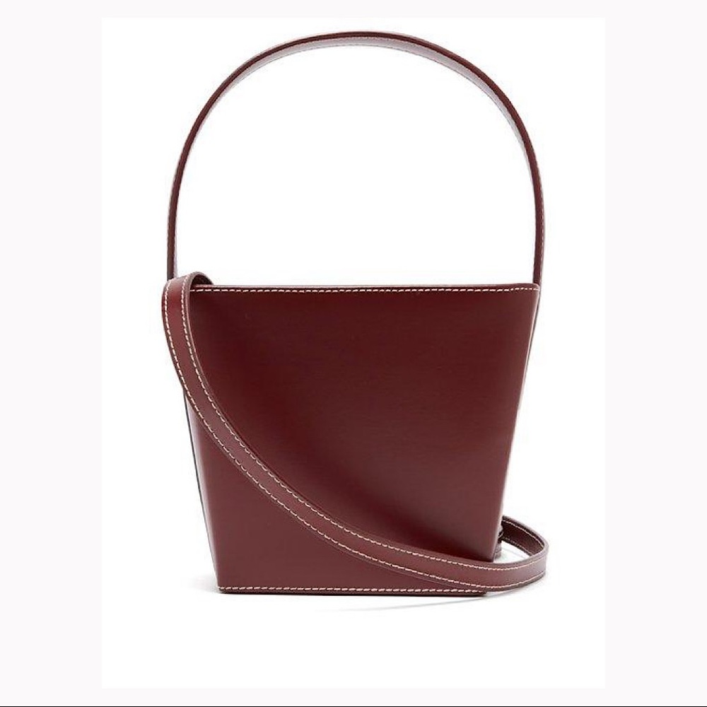 STAUD Edie Bag in Burgundy